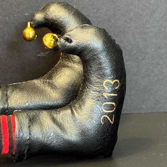 Whimsical Christmas Elf Figurine With Red & Green Outfit Jingle Bell Shoes Beade - Picture 3 of 12